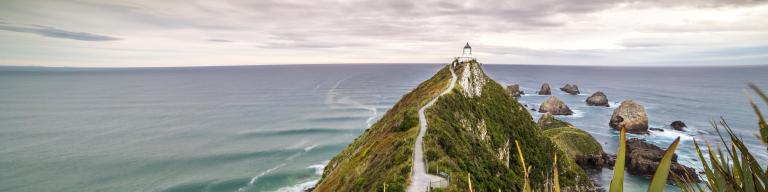 Views of Nugget Point Lighthouse & Rocks, Catlins Coast Otago